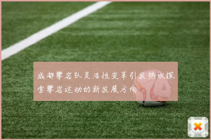成都攀岩队灵活性变革引发热议探索攀岩运动的新发展方向